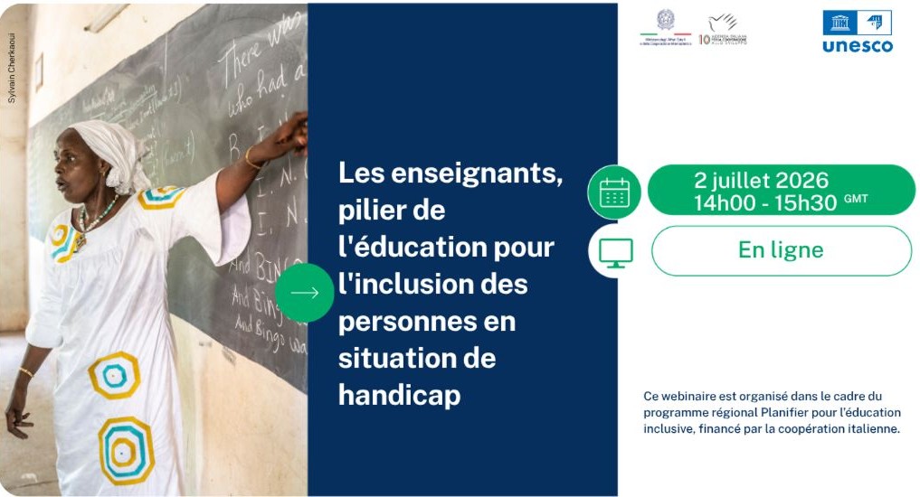 Les enseignants, pilier de l'éducation pour l'inclusion des personnes en situation de handicap